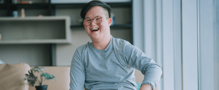 Man with special needs