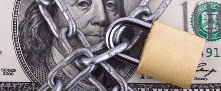 Money locked